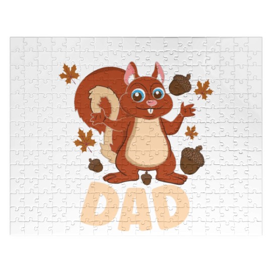 Funny Squirrel Fan Squirrel Lover Chipmunk Addict Jigsaw Puzzles