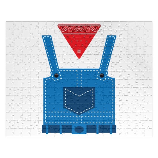 Farmer Costume Redneck Farm Barnyard Farming Gift Jigsaw Puzzles