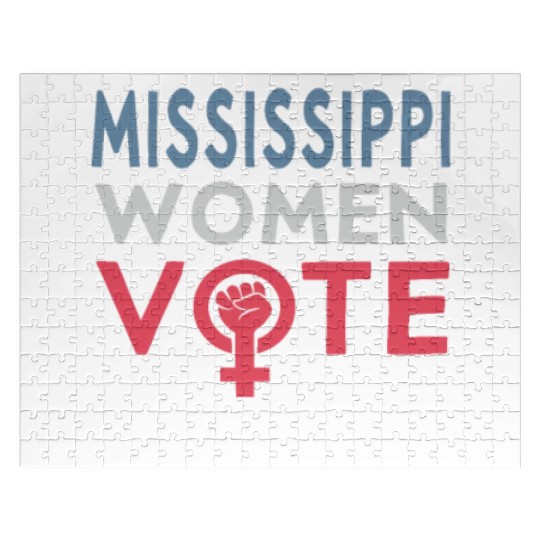Mississippi Women Vote Voter 2022 Election Jigsaw Puzzles