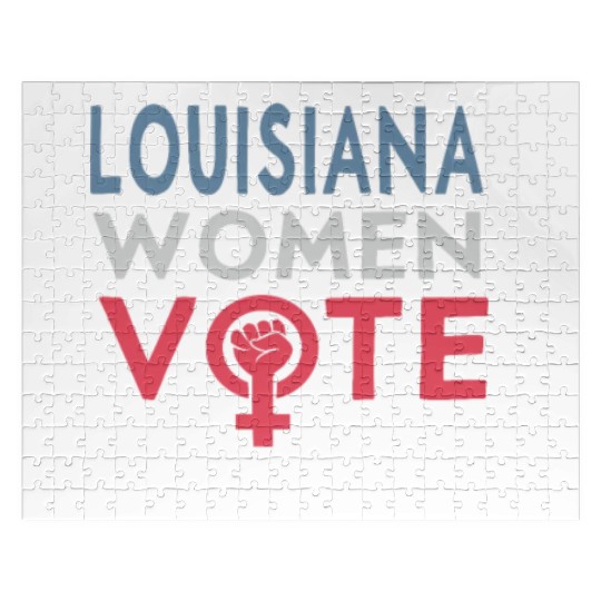Louisiana Women Vote Voter 2022 Election Feminist Jigsaw Puzzles