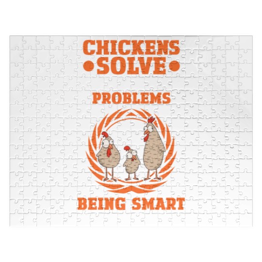 Chicken Solves Most Of My Problems Chickens Jigsaw Puzzles
