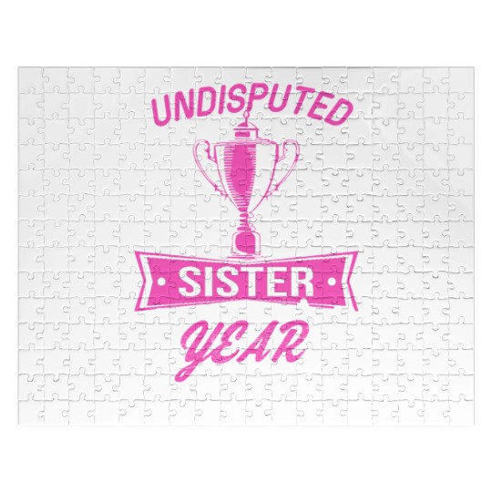 Sister of the year Award Trophy for Birthday of Jigsaw Puzzles