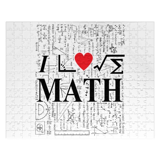 i love math Jigsaw Puzzles