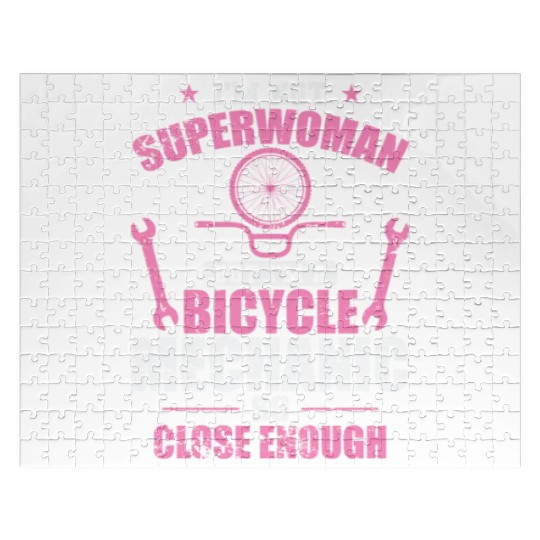 I'm not a Superwoman I'm a Bicycle Mechanic Jigsaw Puzzles