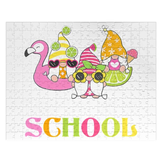 Happy Last Day Of School Teacher Student Graduatio Jigsaw Puzzles