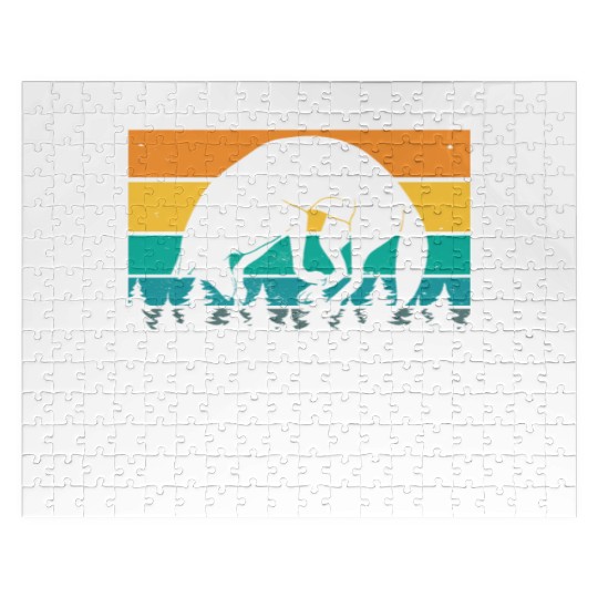 Coyote Trapping Coyote Hunting Yote Hunting Gift Jigsaw Puzzles