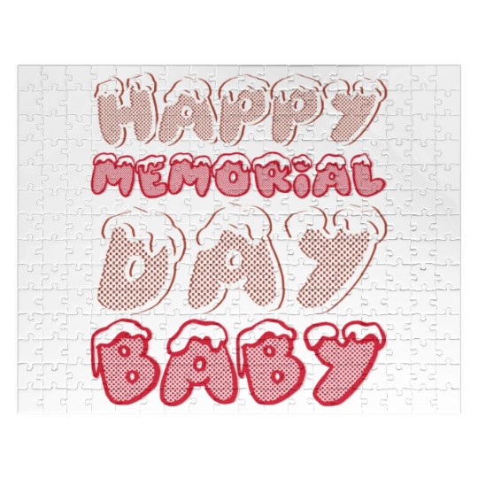 Happy Memorial Day Baby Jigsaw Puzzles