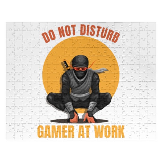Do Not Disturb Gamer At Work-Gaming Lover Jigsaw Puzzles