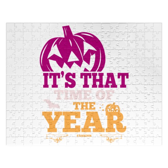Pumpkin time autumn Halloween Jigsaw Puzzles