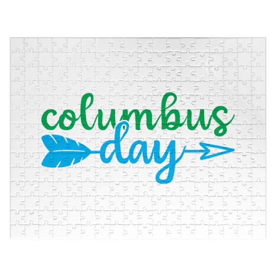 Happy Columbus Day classic Jigsaw Puzzles