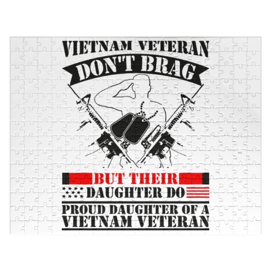 A Vietnam Veteran Dad Jigsaw Puzzles