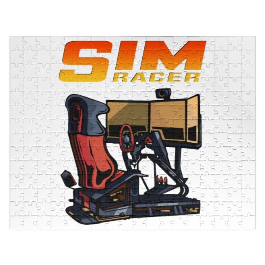 Sim Racer Driving Simulator Gamer Driver Simulator Jigsaw Puzzles
