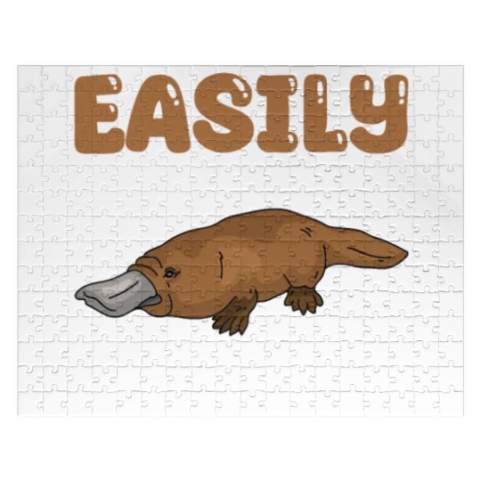 Platypus Lover Design Jigsaw Puzzles