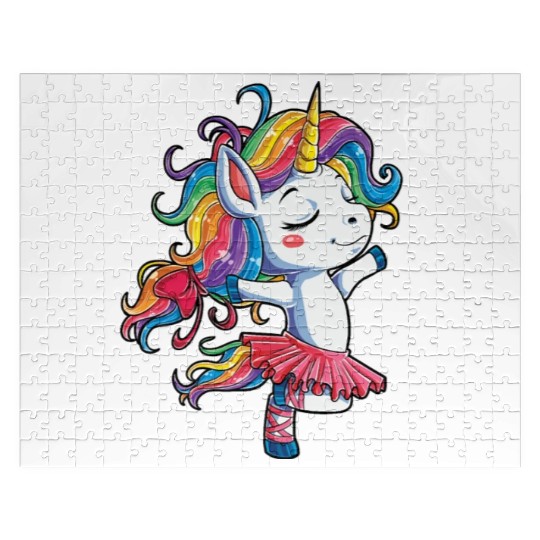 Unicorn Ballet Dancer Jigsaw Puzzles
