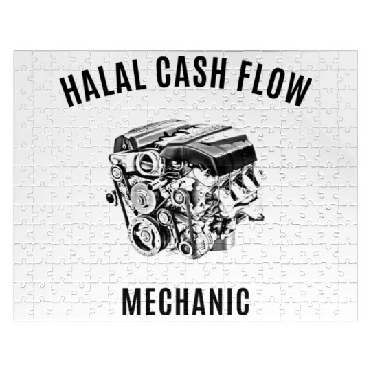 Halal Cash Flow - Mechanic Black Jigsaw Puzzles