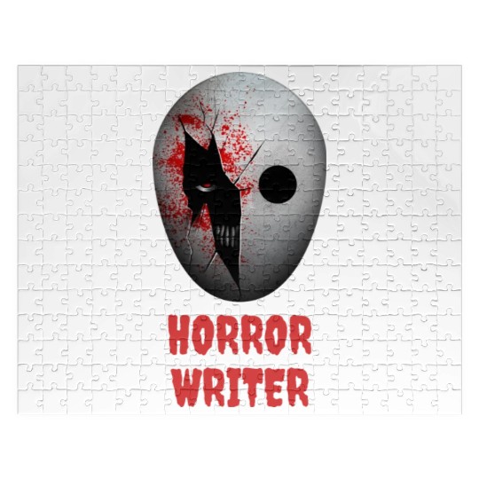 Horror Writer Halloween Costume Jigsaw Puzzles