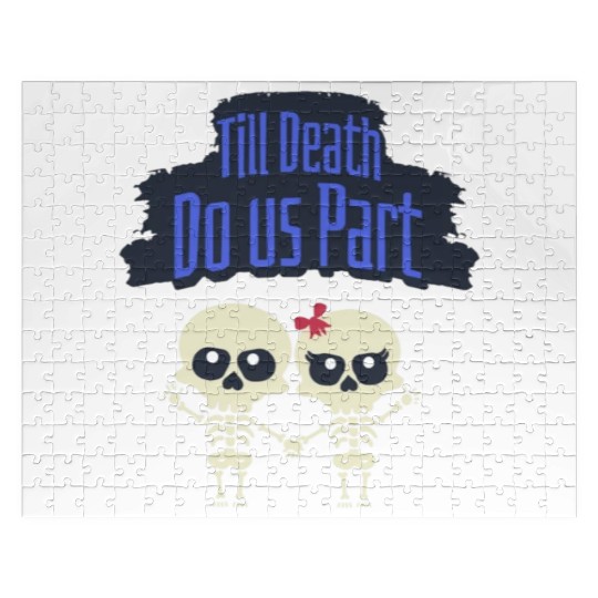Till Death Do Us Part Skeletons Jigsaw Puzzles