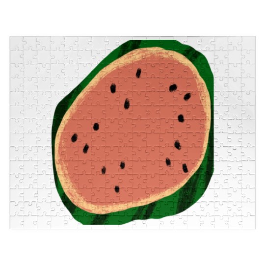 Jigsaw Puzzles with watermelon