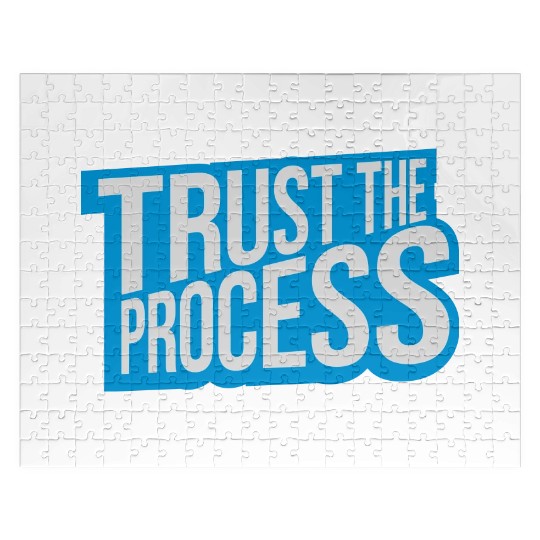 trust the process quote Jigsaw Puzzles