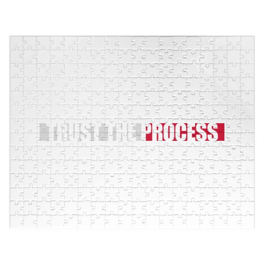 trust the process quote Jigsaw Puzzles