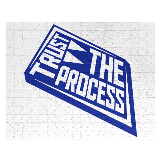 trust the process quote Jigsaw Puzzles