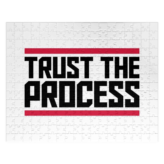 trust the process quote Jigsaw Puzzles