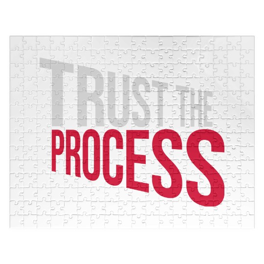 trust the process quote Jigsaw Puzzles