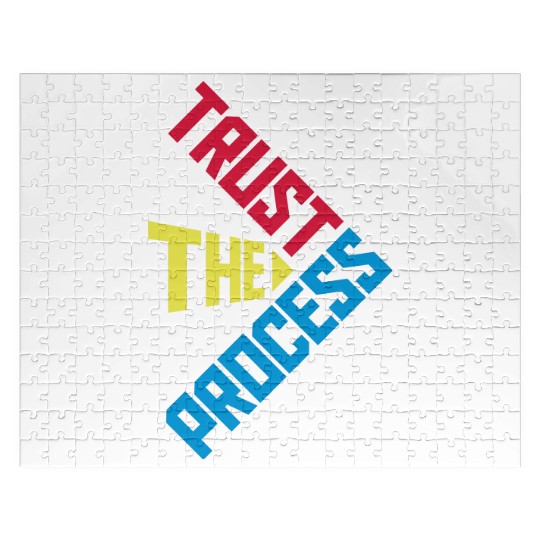 trust the process quote Jigsaw Puzzles