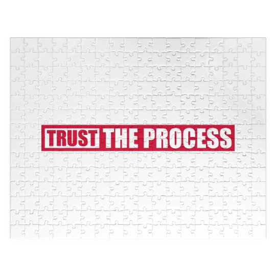 trust the process quote Jigsaw Puzzles