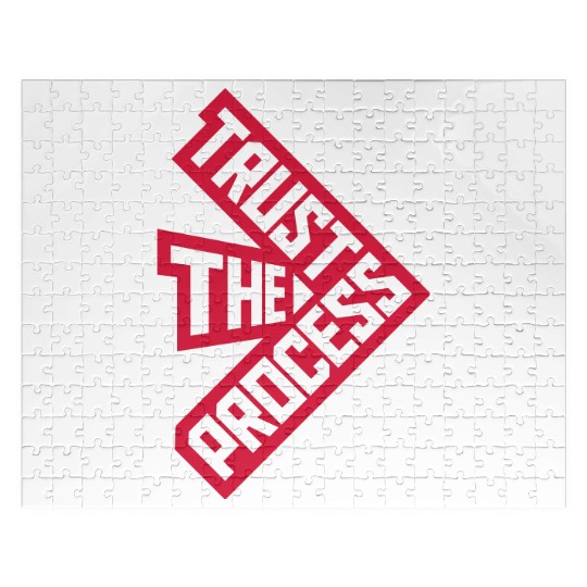 trust the process quote Jigsaw Puzzles