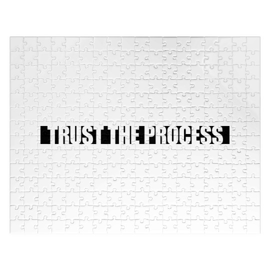 trust the process quote Jigsaw Puzzles