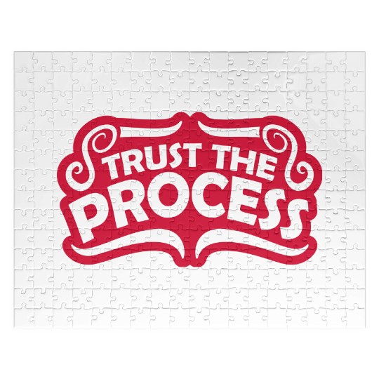 trust the process quote Jigsaw Puzzles