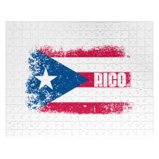 Puerto Rico Flag Jigsaw Puzzles