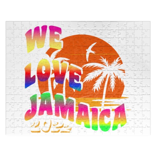 We love Jamaica family vacation 2022 Jigsaw Puzzles