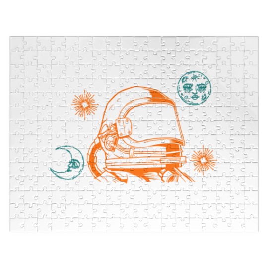 Science Astronaut Moon Sun Jigsaw Puzzles