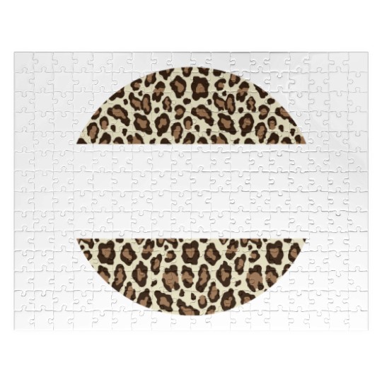 1st Grade Cheetah Print School Teacher Student Jigsaw Puzzles