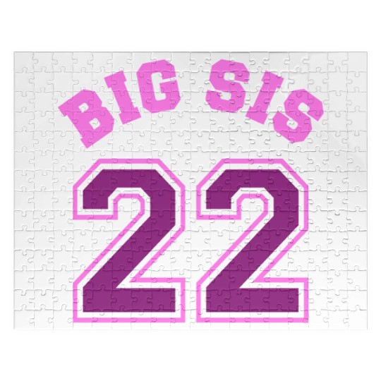 Big Sis 2022 - Big Sister Baby Family Birth Girl Jigsaw Puzzles