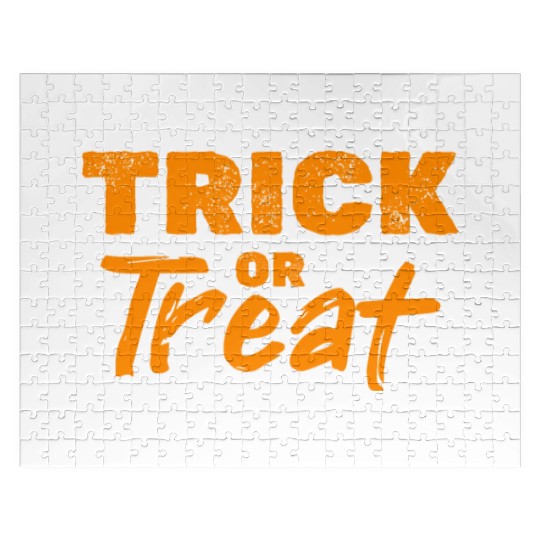 Halloween Quotes Halloween Trick Or Treat Jigsaw Puzzles