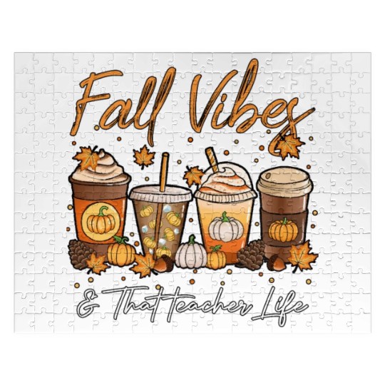 Fall Vibes & That Teacher Life Jigsaw Puzzles