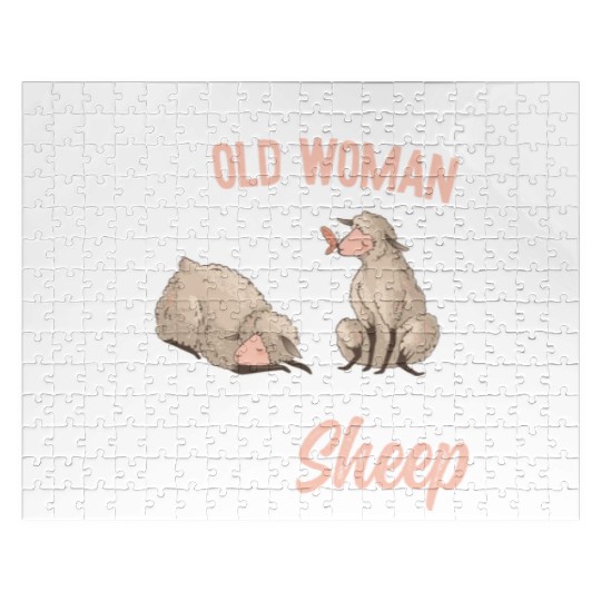 Cute Lamb Saying - Farmer & Sheep Jigsaw Puzzles