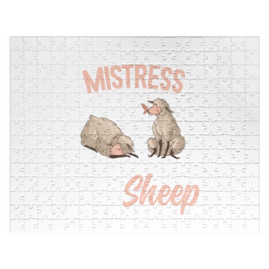 Cute Lamb Saying - Farmer & Sheep Jigsaw Puzzles