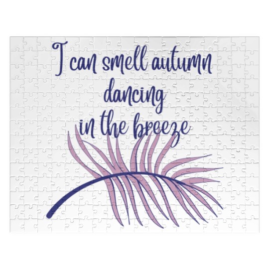 Autumn dancing in the breeze Jigsaw Puzzles