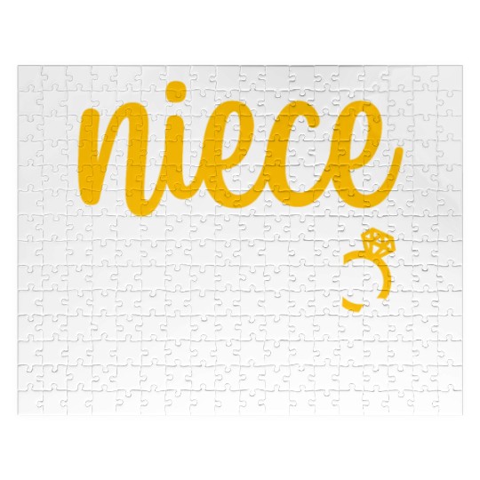 Niece Of The Bride Wedding Party Matching Gift Jigsaw Puzzles