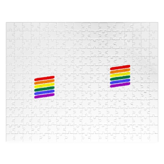 Bride With Pride - Lesbian Wedding Gay Marriage Jigsaw Puzzles