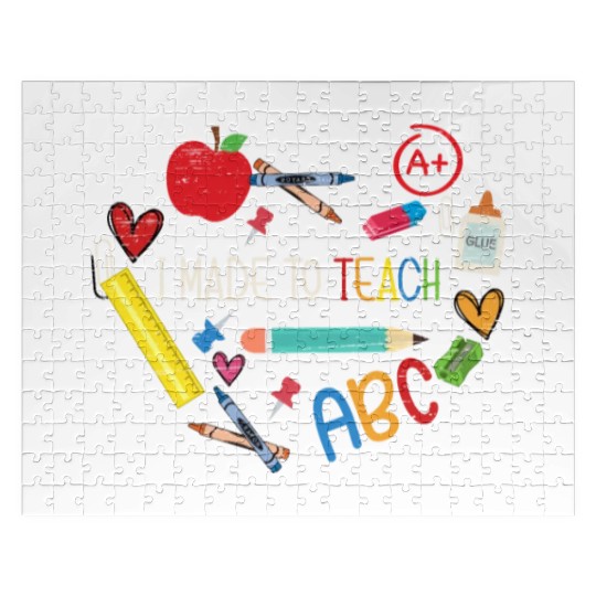 Made To Teach University Students School Teacher Jigsaw Puzzles