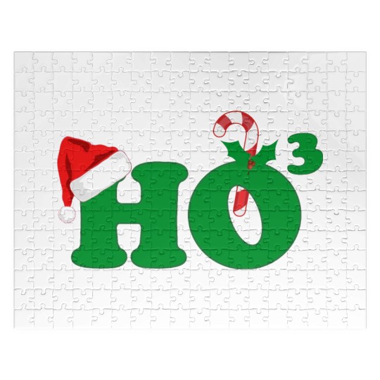 Ho Ho Ho Cubed Christmas Math Jigsaw Puzzles