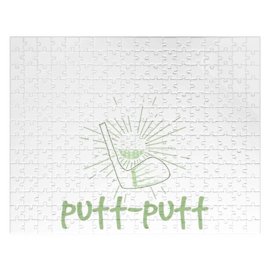 Funny Goofy Mini Golf Quotes Putt Putt Legend Jigsaw Puzzles