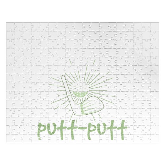 Funny Goofy Mini Golf Quotes Putt Putt Legend Jigsaw Puzzles