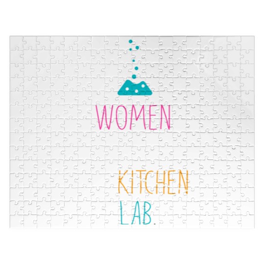 Women Belong In The Laboratory, Funny Science Gift Jigsaw Puzzles