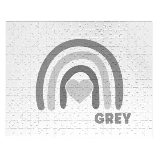 In May We Wear Gray Asthma Awareness Jigsaw Puzzles